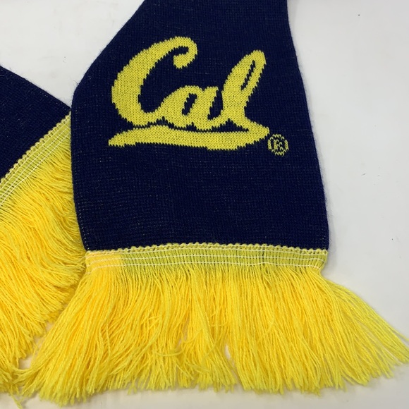 University of California navy blue yellow scarf - Picture 2 of 3